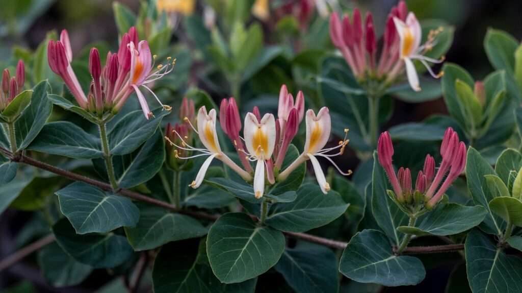 Trumpet Honeysuckle (Lonicera sempervirens)